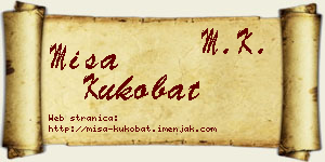 Miša Kukobat vizit kartica